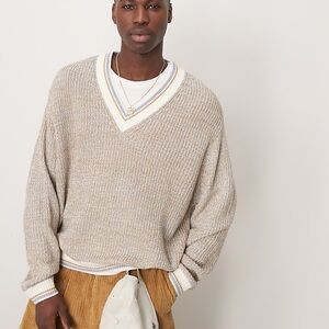 ASOS Boxy V-Neck Sweater